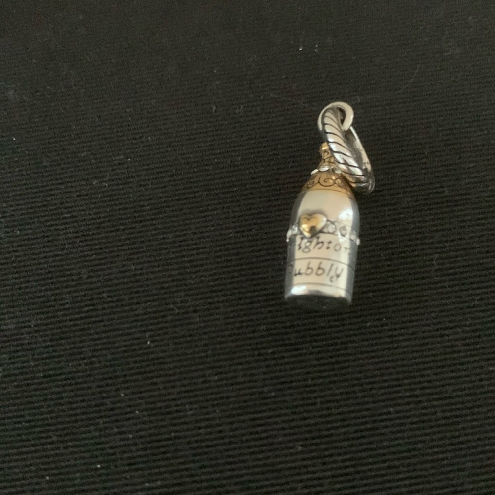 Brighton bottle of bubbly charm